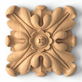 Custom made wood medallion 