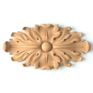 extra large round ornamental floral oak medallion wall decor