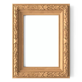 Rectangular wooden frame, Antique mirror frame