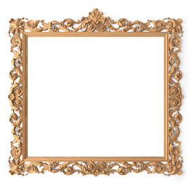 Unfinished mirror frame, Oak mirror frame