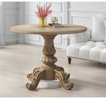 Carved Baroque pedestal table base with four legs#additional-separator##additional-separator#This de..