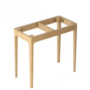 Oak solid wood console table furniture frame