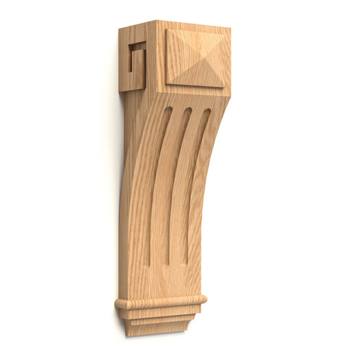 wooden medium architectural corbel art deco style