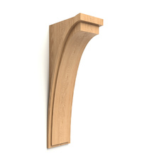 wooden large architectural bracket mission style