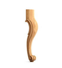 Kitchen table legs with an eagle claw from high quality wood (1 pc.)