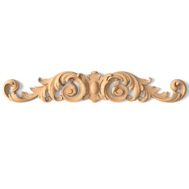 Carved horizontal onlay, Acanthus scroll onlay