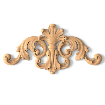 Pierced center onlay, Solid wood Classic applique