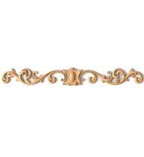 horizontal artistic floral acanthus scrolls wood carving applique baroque style