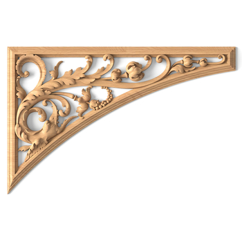 Baroque decorative onlay for kitchens, Left