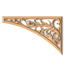 corner detail acanthus wood carving applique classical style