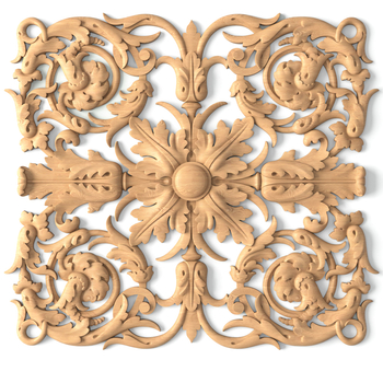 Carved interior decor, Antique scroll applique