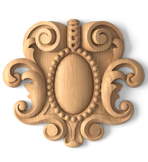 vertical decorative leaf wood drop victorian style