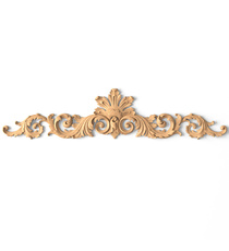 artistic scroll wood applique baroque style