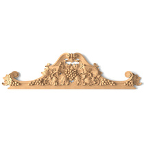 corner architectural grapes wood onlay applique classical style