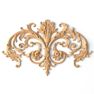 Large ornate onlay with acanthus Baroque