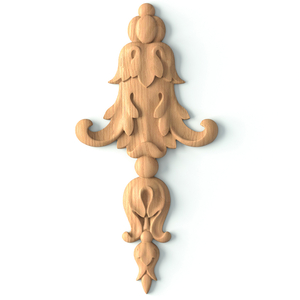 Carved onlay drop bellflower for furniture