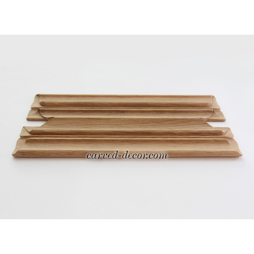 horizontal simple ribbon wood applique classical style
