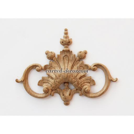 artistic leaf wood carving applique victorian style