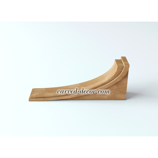 wooden narrow simplebracket mission style