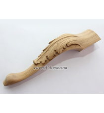 Classic style furniture leg from solid wood