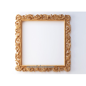 Acanthus mirror frame, Baroque wooden frame