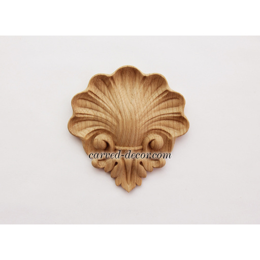 architectural shell wood onlay applique victorian style