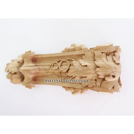 wooden large artistic flower corbel baroque style