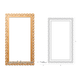 Decorative mirror frame, Classic wood frame for mirror