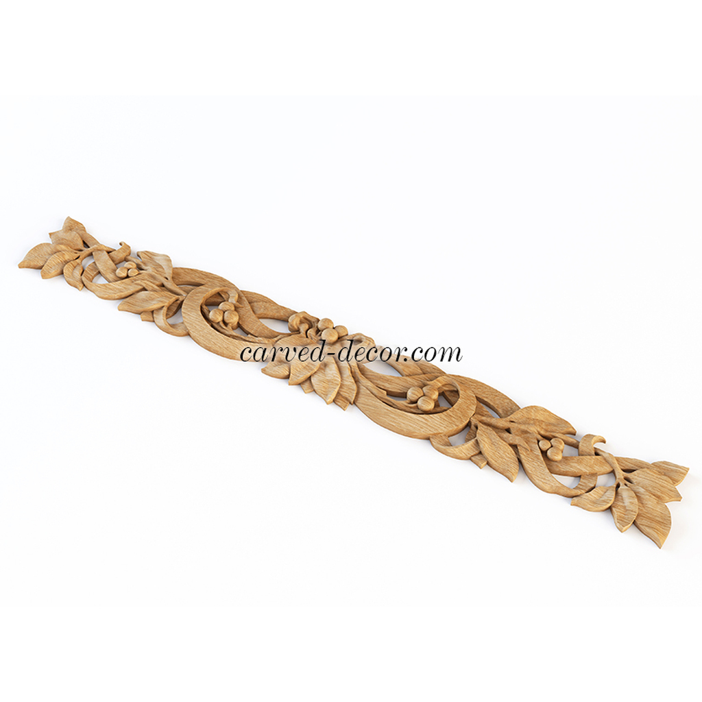 Ornate Laurel Moulding Antique Pierced Onlay