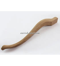 Handcrafted wooden decorative saber furniture leg