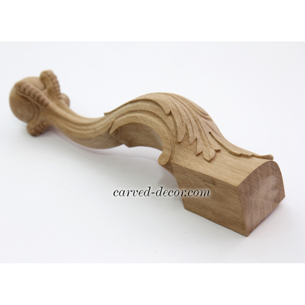 Hardwood decorative eagle clawfoot table legs with acanthus leaf