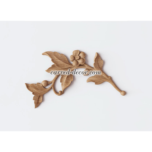 medium corner decorative leaf wood carving applique renaissance style