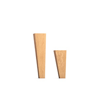 Wooden square card table legs from oak or beech (1 pc.)