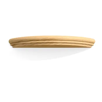 Wooden column base, Carved half round base Wooden column base, Carved half round base