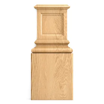 Wooden pilaster base, Custom pilaster base Wooden pilaster base, Custom pilaster base