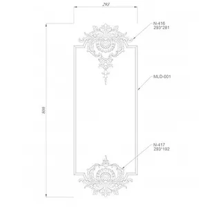 Carved furniture trim from solid wood - 2