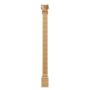 Fluted pilaster decorative set for wall - 1
