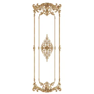 paneling with scrolls. palmettes and floral elements - 1