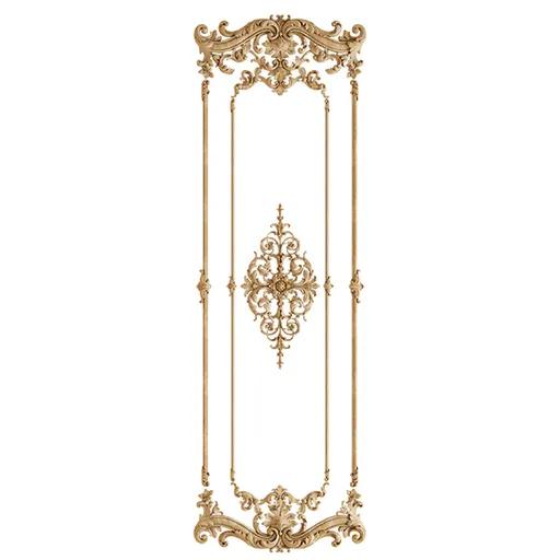 paneling with scrolls. palmettes and floral elements - 1