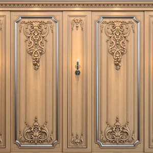 Decorative narrow composition, Classical carved set This elegant carved set from solid wood is presented in the gorgeous Baroque style. The composition ..