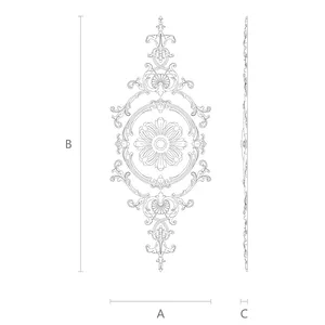 Unfinished wall-mounted beautiful decor
