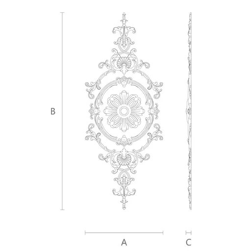 Unfinished wall-mounted beautiful decor