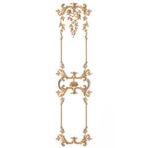 Decorative french wall panel with roses oak Decorative french wall panel with roses oak
