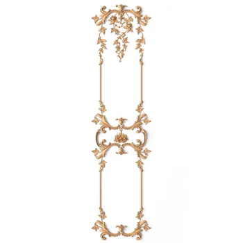 Decorative French Wall Panel with Roses Baroque