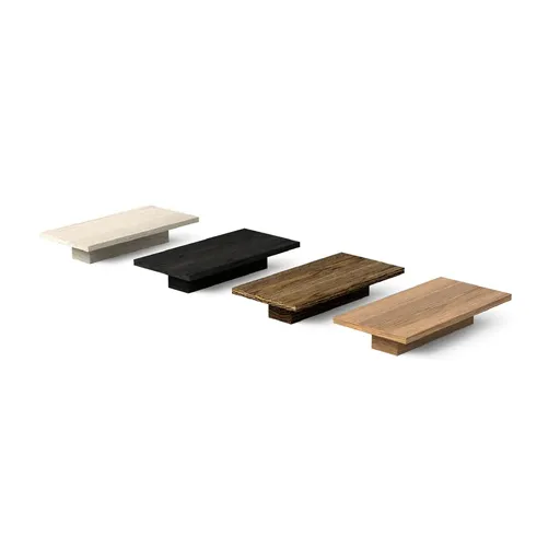 HL-015M modern handcarved rectangular oak handles for furniture
