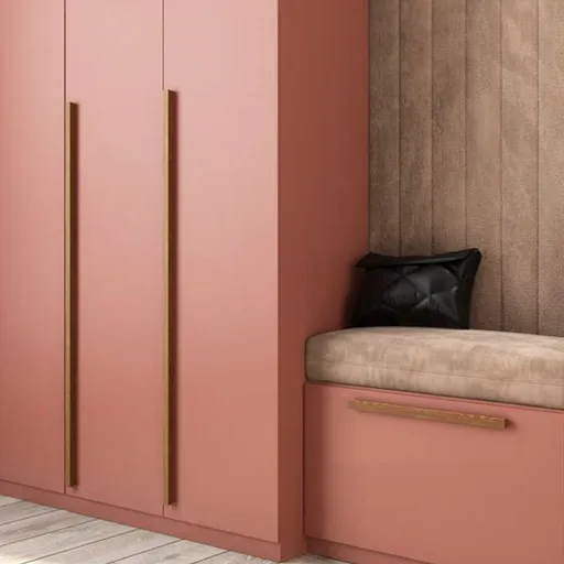 Vertical rectangular pull handle - 3