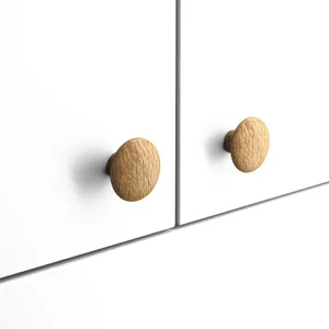 Custom round furniture handle quiet luxury beech - 3