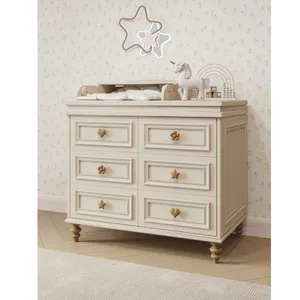 HL-044 Oak star-shaped cabinet knobs