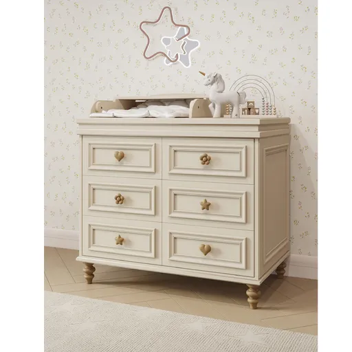 HL-044 Oak star-shaped cabinet knobs
