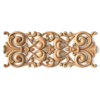 Openwork Oak Scroll Onlay, Carved Church Decor Openwork Oak Scroll Onlay, Carved Church Decor